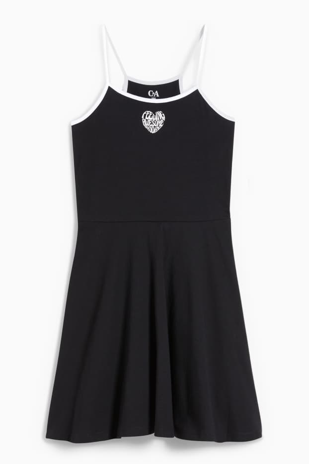 Enfants filles - Robe - noir