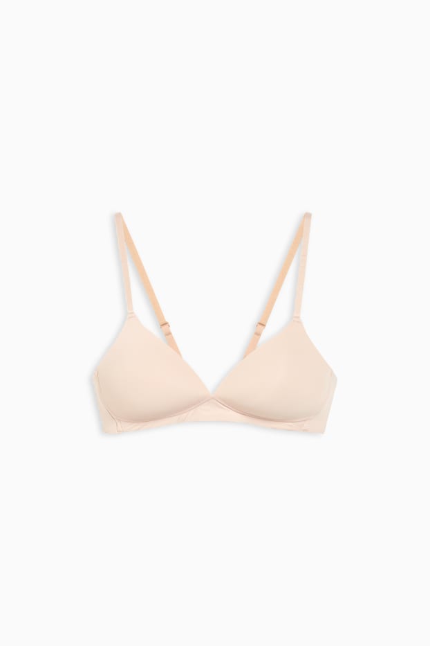 Women - Non-wired bra - padded - LYCRA® - light beige