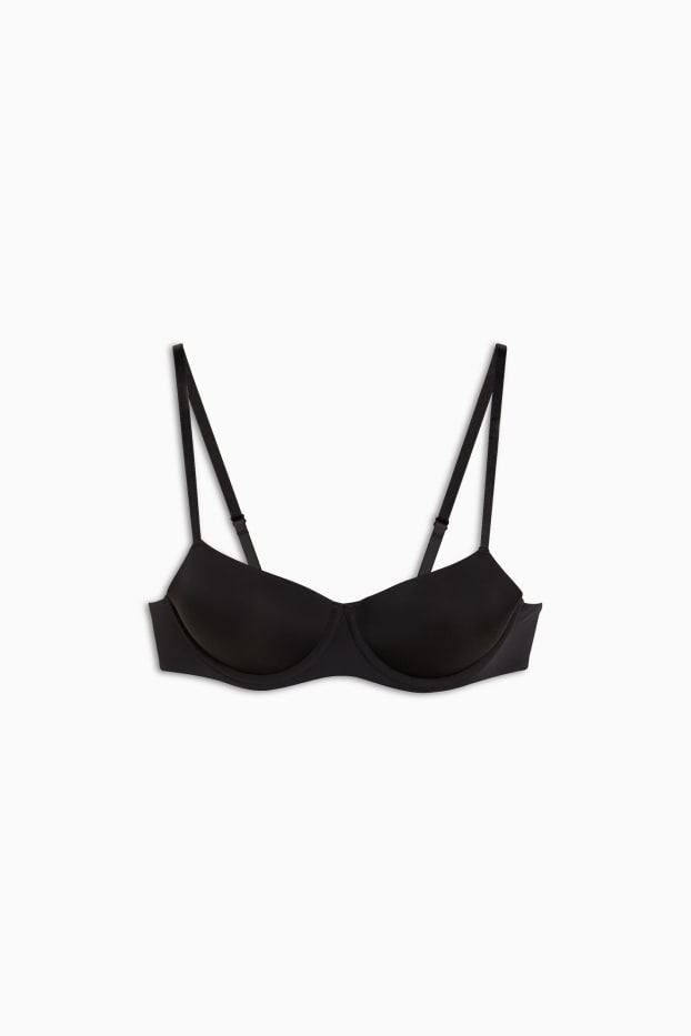Dona - Sostenidors amb cèrcol - DEMI - enconxats - negre