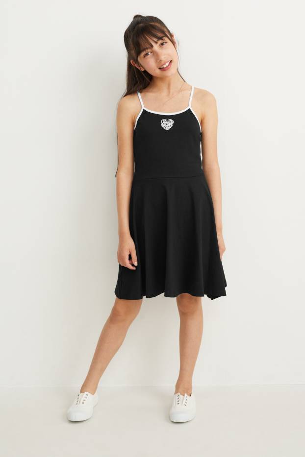 Enfants filles - Robe - noir