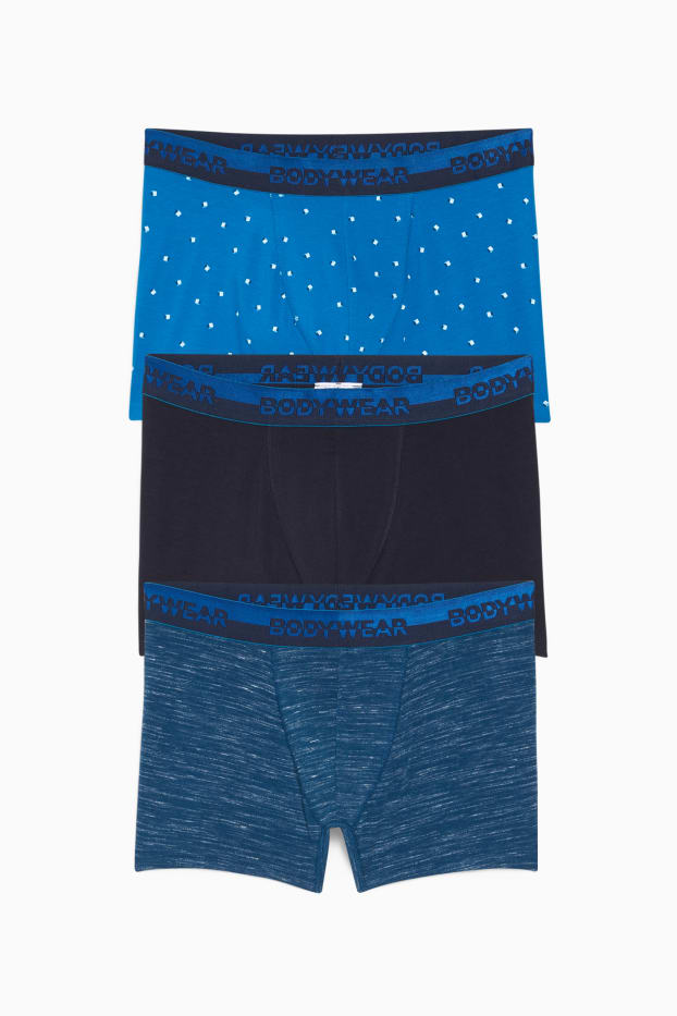 Herren - Multipack 3er - Trunks - dunkelblau