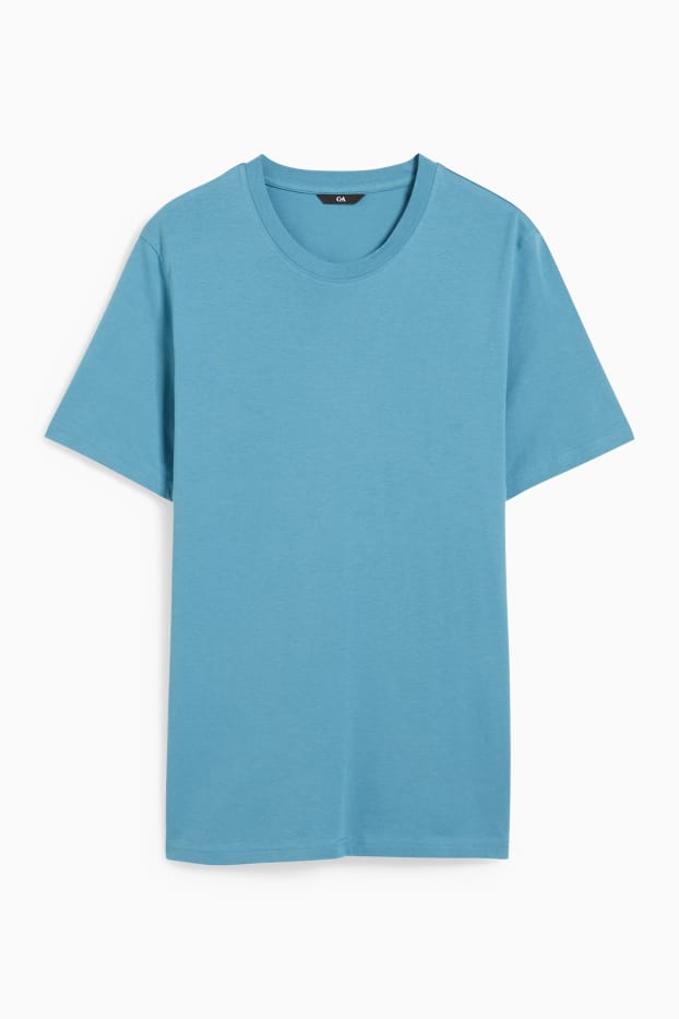 Heren - T-shirt - blauw