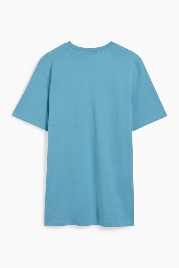 Heren - T-shirt - blauw
