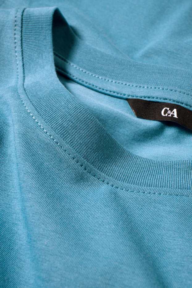 Heren - T-shirt - blauw