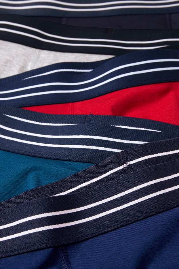 Herren - Multipack 5er - Trunks - dunkelrot