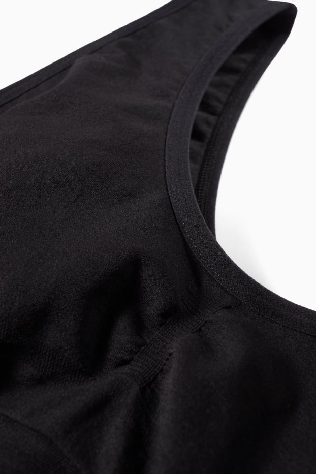 Donna - Brassière - senza cuciture - nero