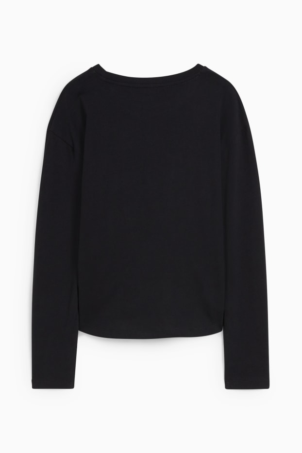 Bambine - Maglia a maniche lunghe - nero