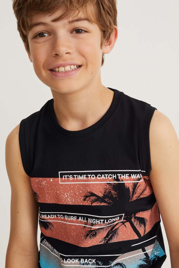 Children Boys - Top - black