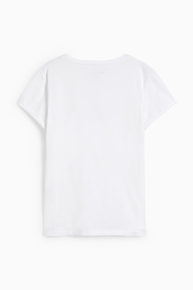 Donna - T-shirt per allattamento - bianco