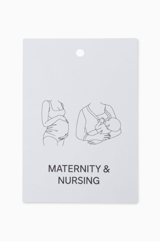 Donna - T-shirt per allattamento - bianco