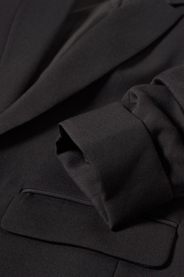 Women - Blazer - relaxed fit - black