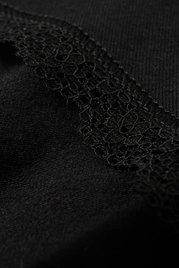 Femmes - Lot de 4 - culottes - noir