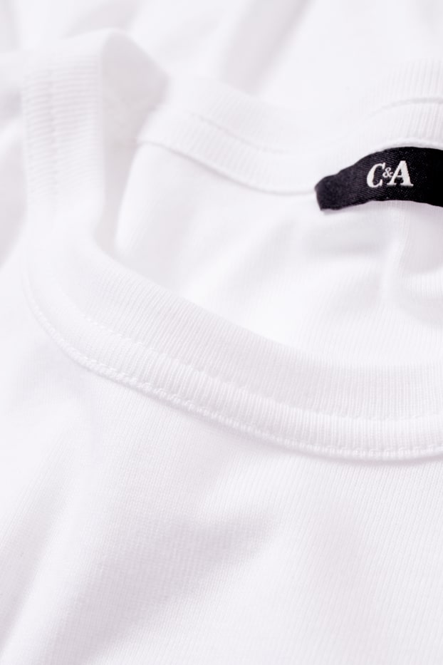 Uomo - Maglia a maniche lunghe - bianco