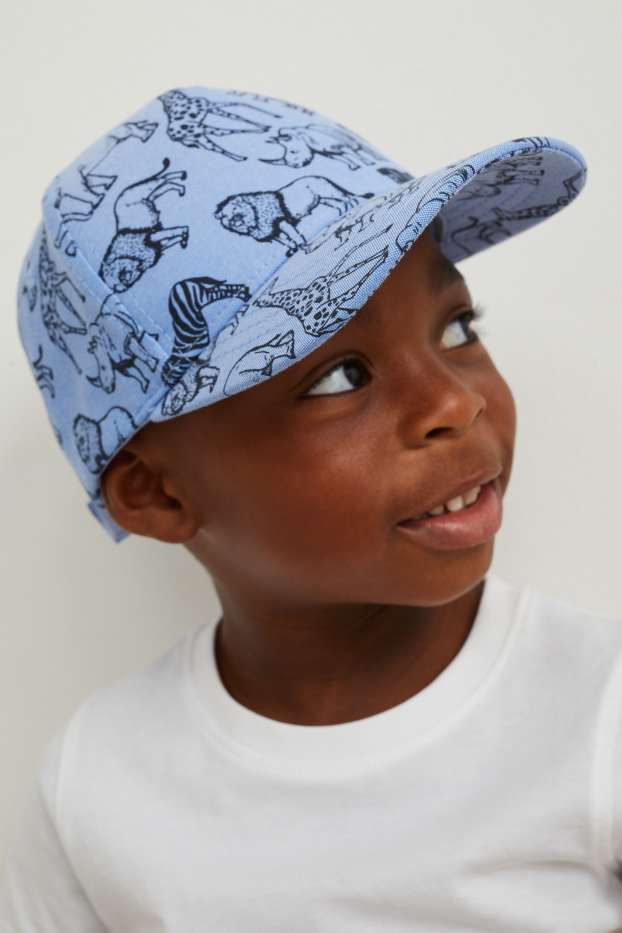 Copii - Băieți - Șapcă de baseball - cu model - denim-albastru