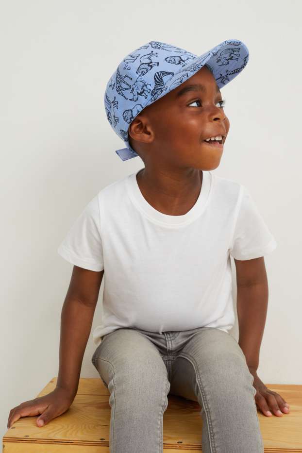 Copii - Băieți - Șapcă de baseball - cu model - denim-albastru