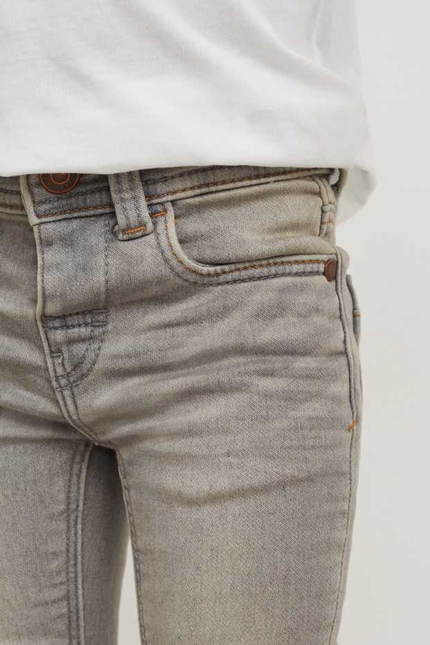 Enfants garçons - Jean skinny - jog denim - LYCRA® - jean gris clair