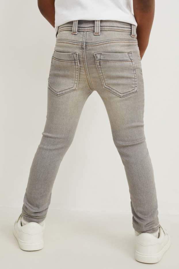 Enfants garçons - Jean skinny - jog denim - LYCRA® - jean gris clair