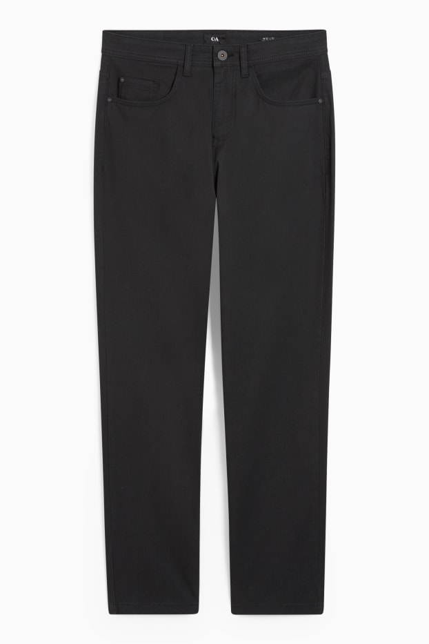 Herren - Hose - Regular Fit - schwarz
