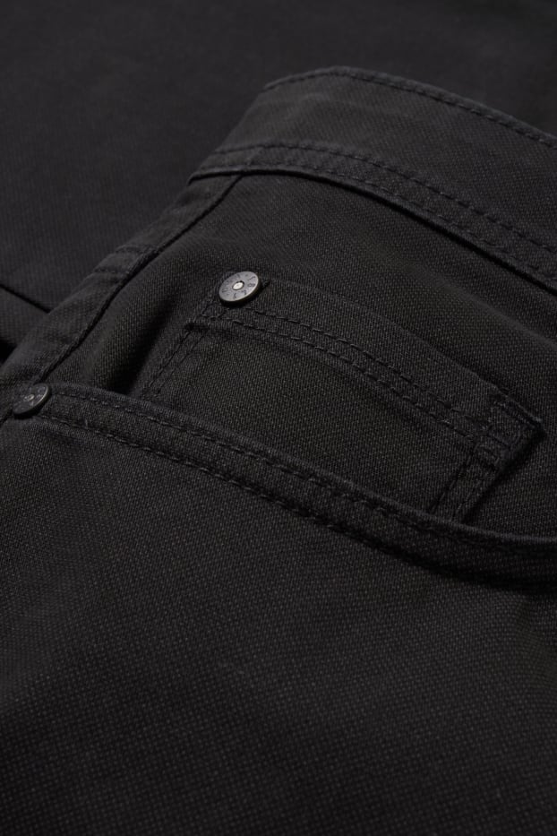 Herren - Hose - Regular Fit - schwarz