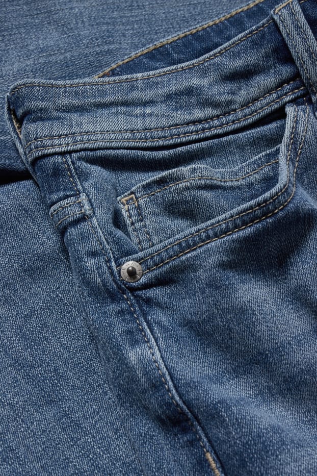 Femei - Straight jeans - talie înaltă - denim-albastru deschis