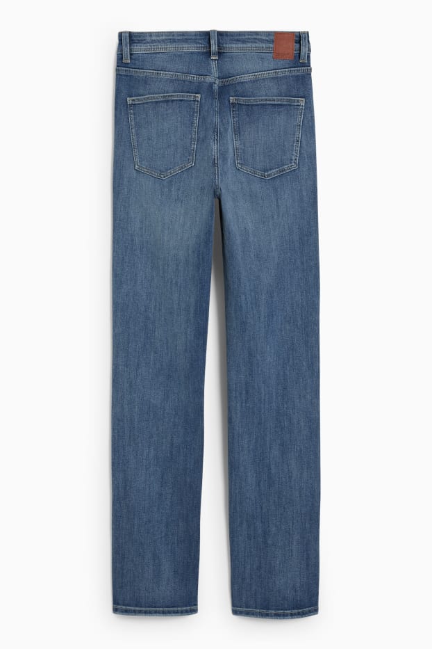 Femei - Straight jeans - talie înaltă - denim-albastru deschis