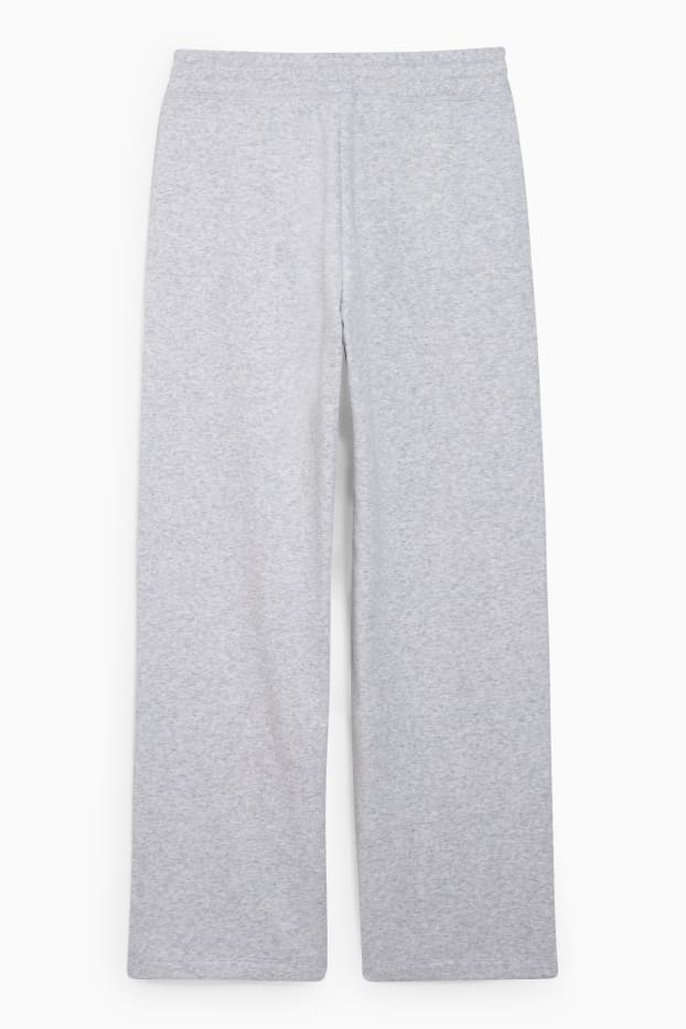 Donna - Pantaloni sportivi basic - grigio chiaro melange