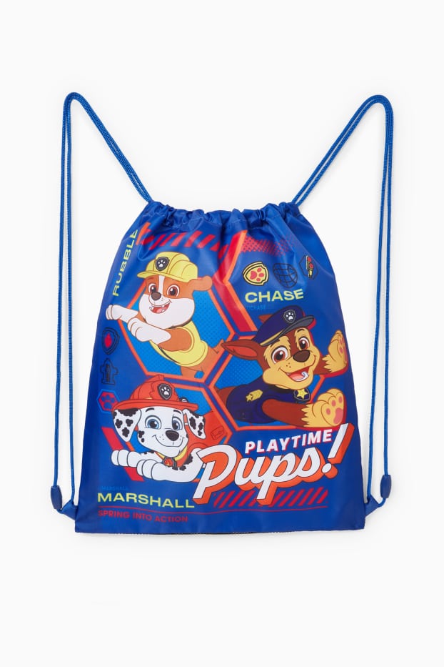 Enfants garçons - Pat’ Patrouille - sac de sport - bleu