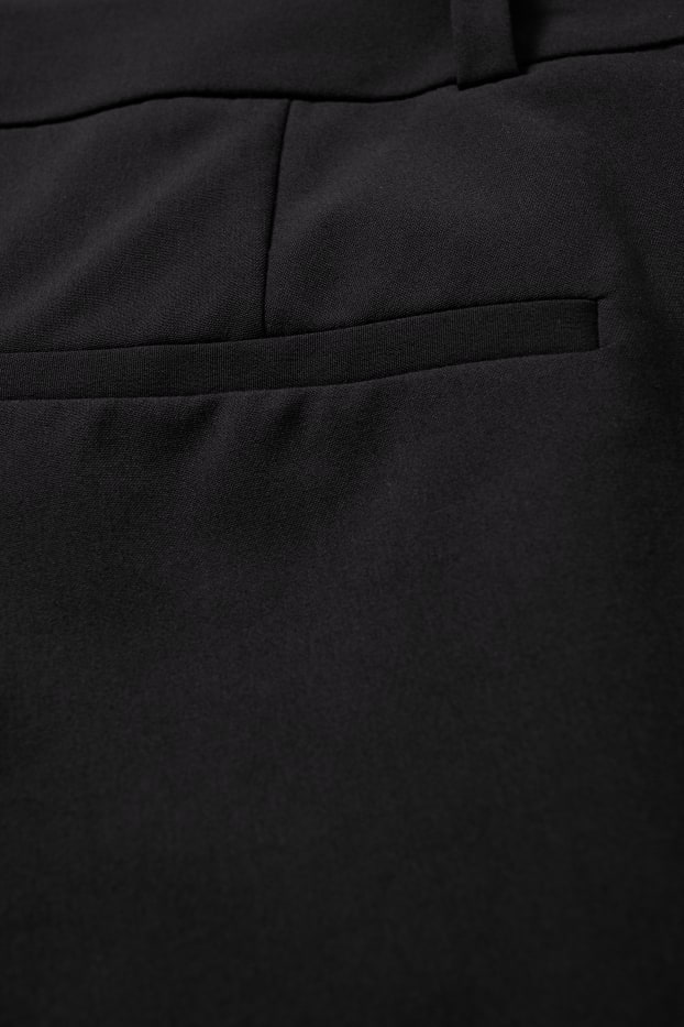 Dona - Pantalons formals - mid waist - slim fit - Mix & Match - negre