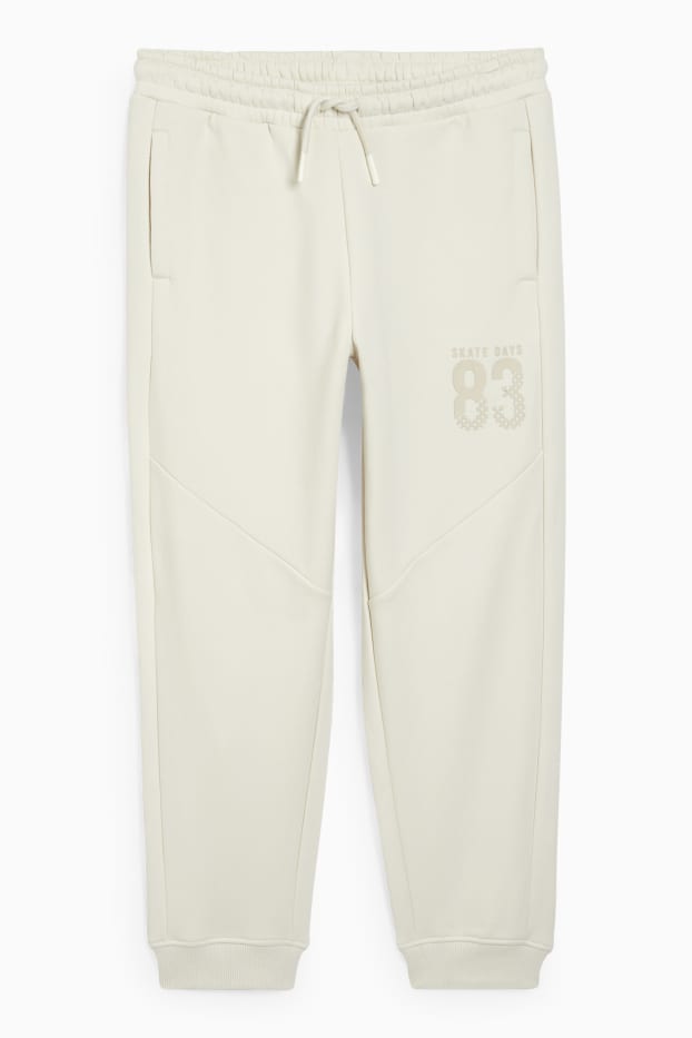 Bambini - Pantaloni sportivi - bianco crema