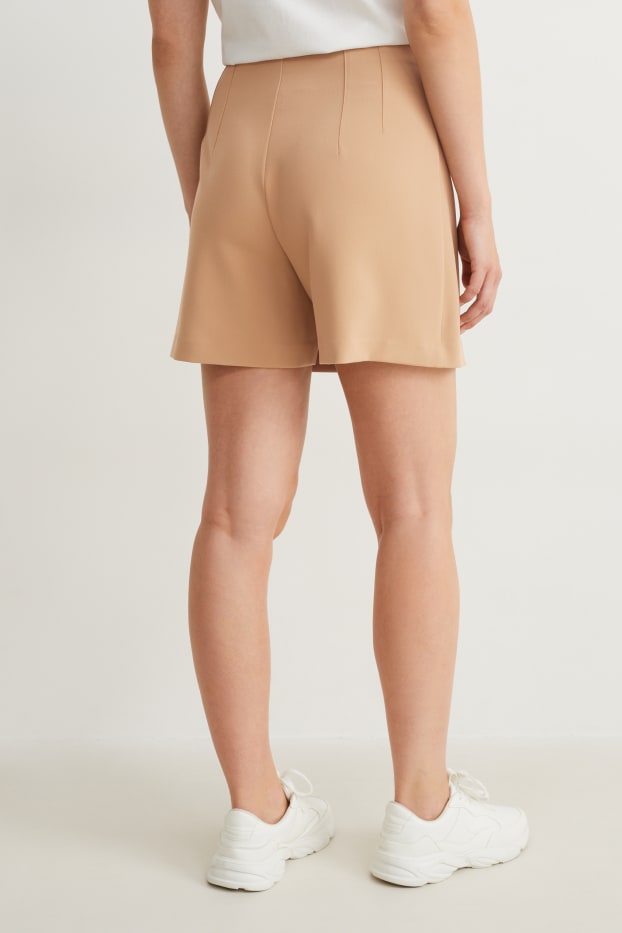 Damen - Skort - hellbraun