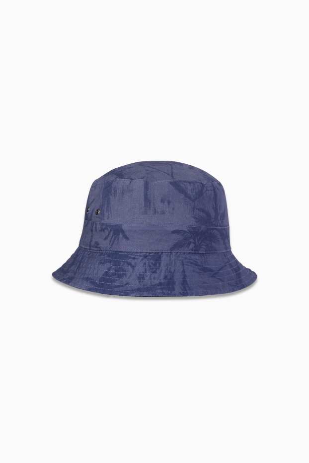 Hommes - Bob réversible - bleu foncé