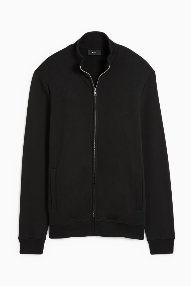 Heren - Sweatvest - zwart