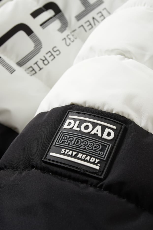 Nen - Jaqueta embuatada amb caputxa - blanc