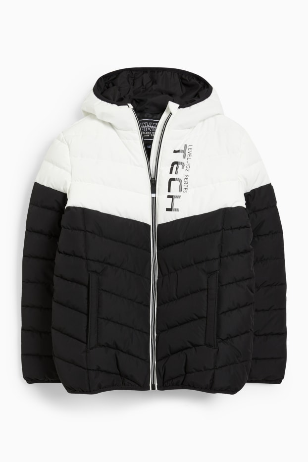 Nen - Jaqueta embuatada amb caputxa - blanc