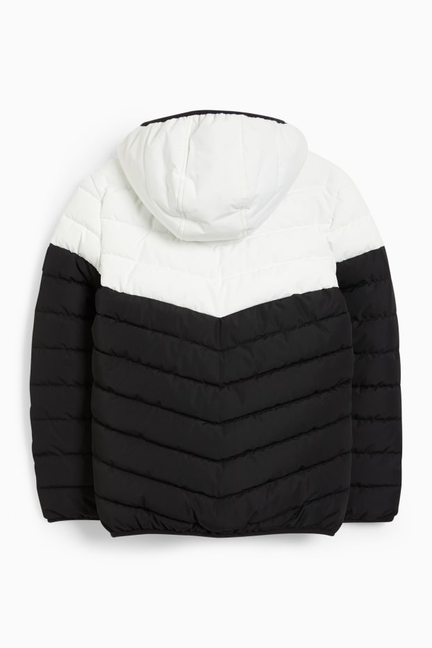 Nen - Jaqueta embuatada amb caputxa - blanc