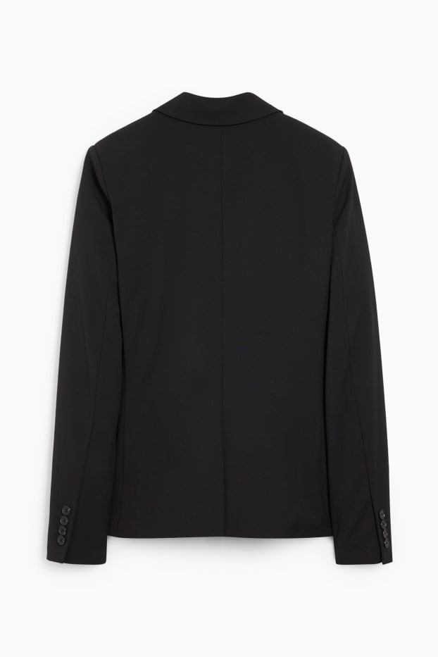 Dames - Business-blazer - regular fit - Mix & Match - zwart