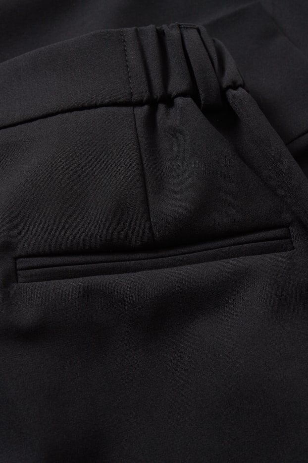 Dona - Pantalons formals - mid waist - slim fit - Mix & Match - negre