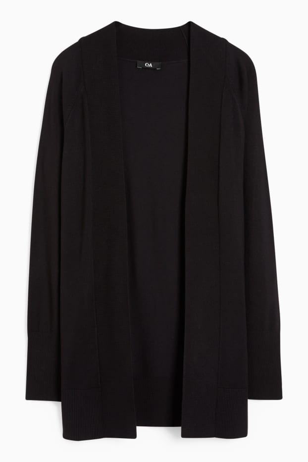 Damen - Strickjacke - schwarz