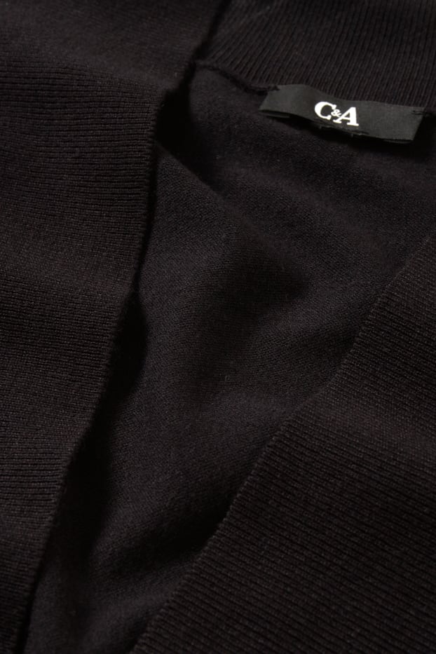 Damen - Strickjacke - schwarz