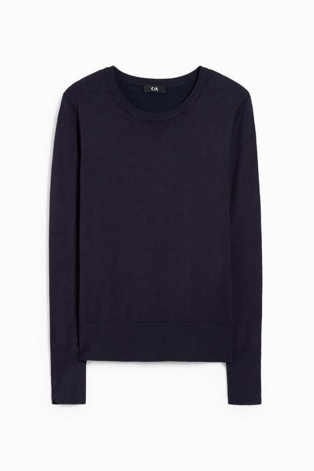 Femmes - Pull  - bleu foncé