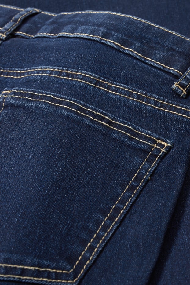 Kinderen: meisjes - Wide leg jeans - jeansdonkerblauw