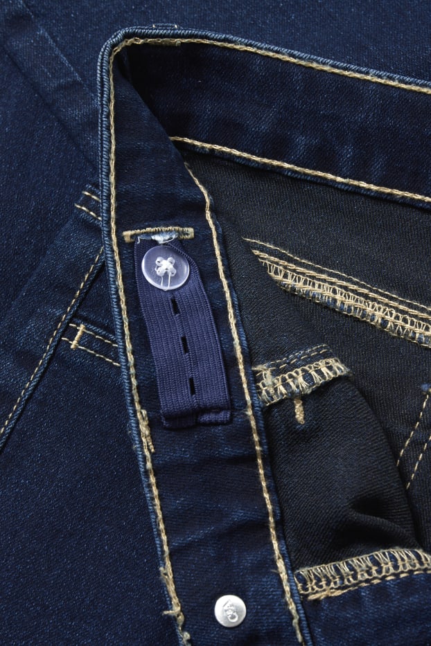 Kinderen: meisjes - Wide leg jeans - jeansdonkerblauw