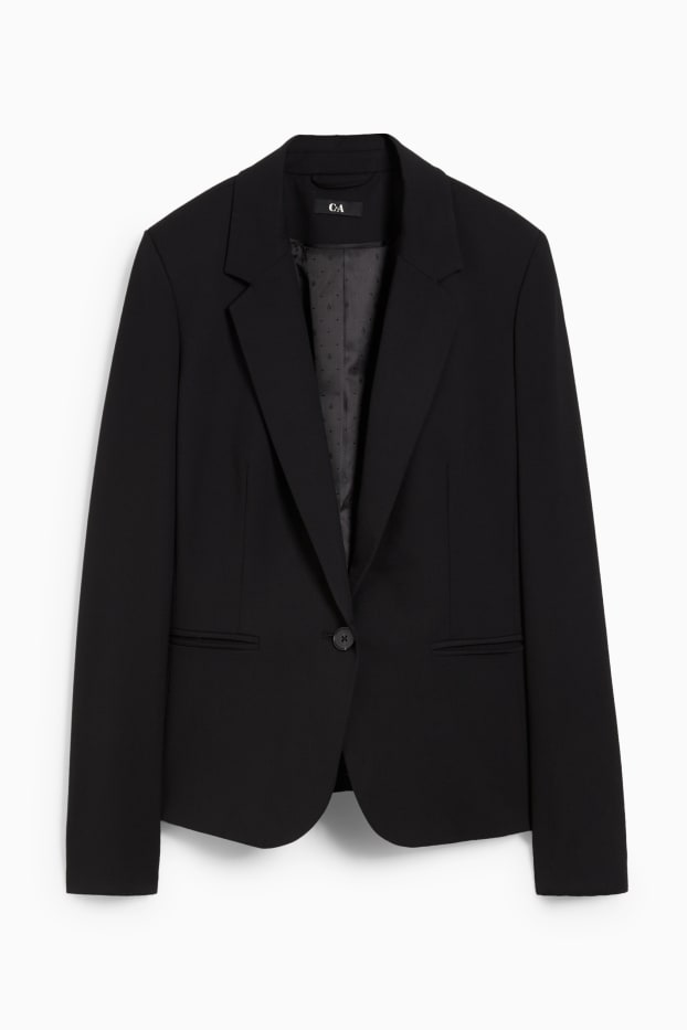 Damen - Business-Blazer - tailliert - Mix & Match  - schwarz