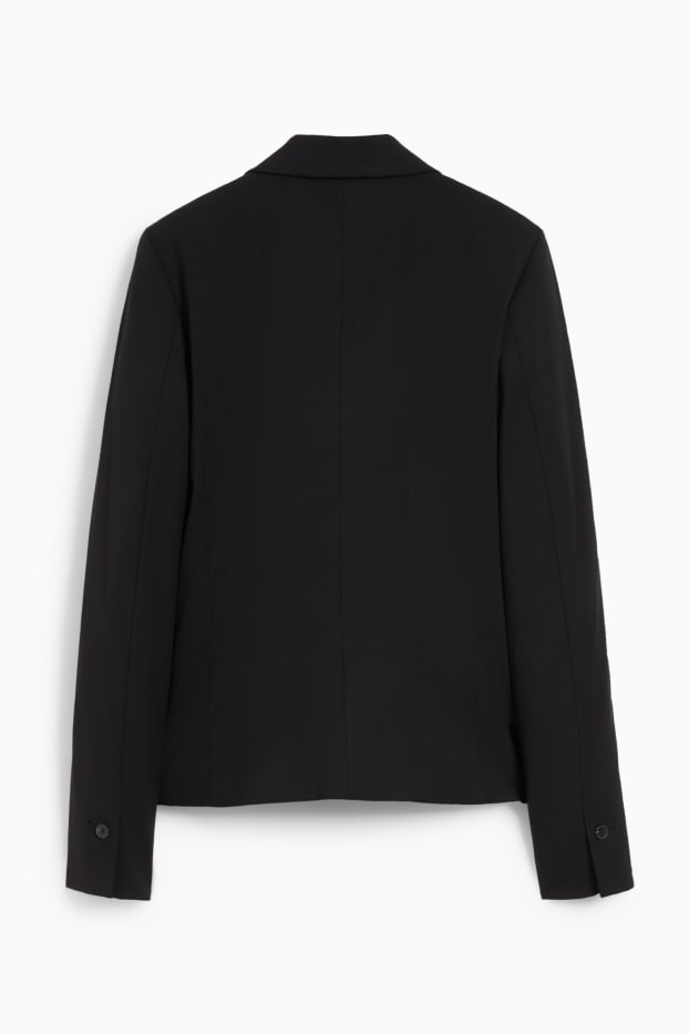Damen - Business-Blazer - tailliert - Mix & Match  - schwarz
