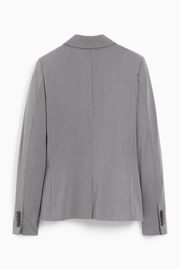 Dona - Blazer formal - regular fit - Mix & Match - gris fosc