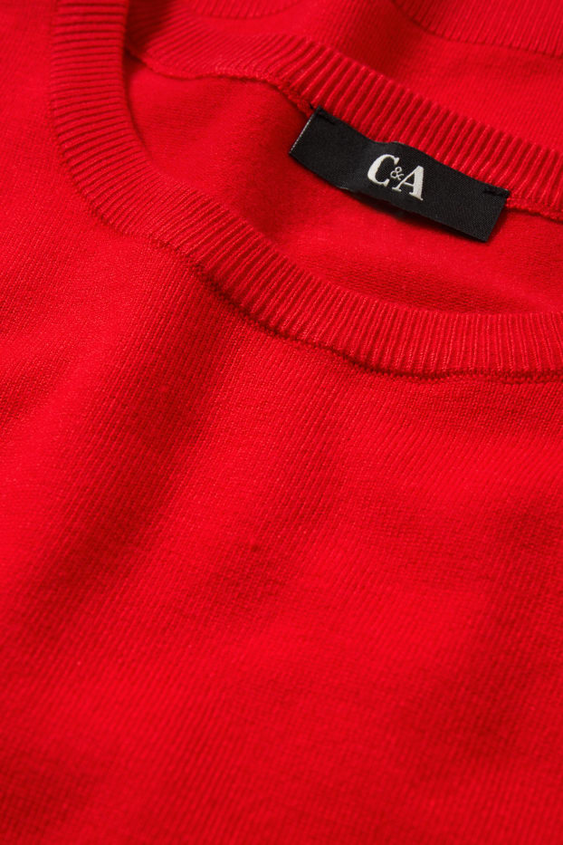 Damen - Pullover - rot