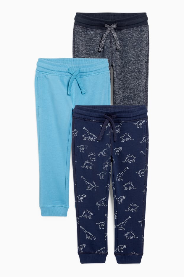 Children Boys - Multipack of 3 - joggers - dark blue