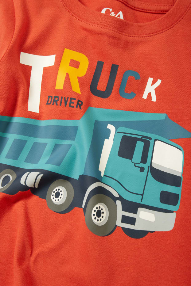 Enfants garçons - Lot de 5 - hauts à manches longues - blanc