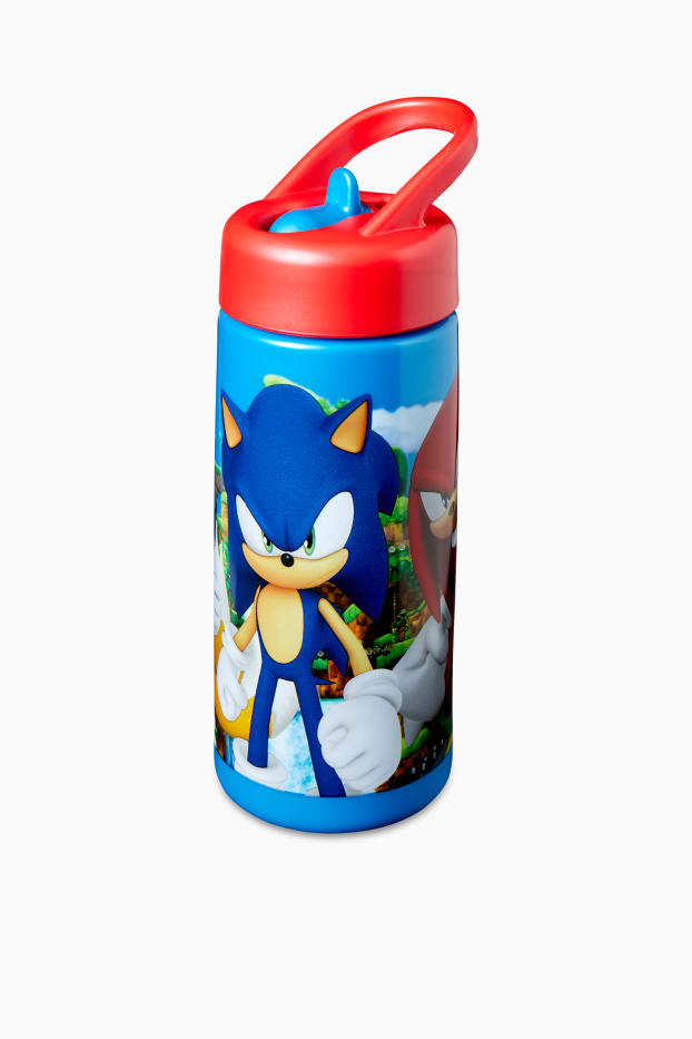 Copii - Băieți - Sonic - sticlă de apă - 420 ml - albastru