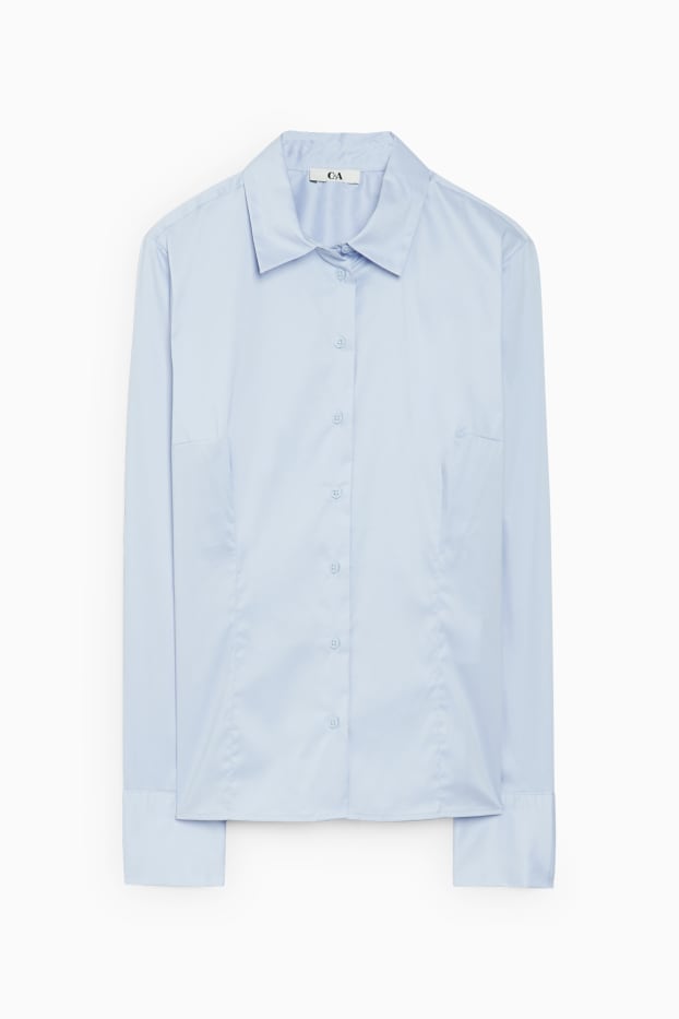 Dona - Brusa formal - blau clar